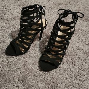 Lace up heels